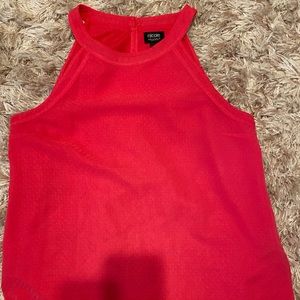 Hot pink boat neck top